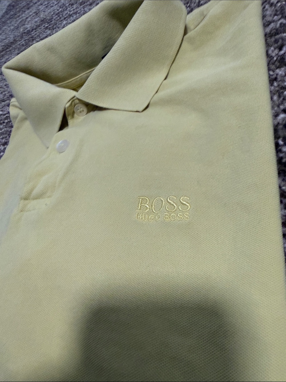 Boss Men's Beige Polo Shirt with Subtle Logo xl - Picture 7 of 7